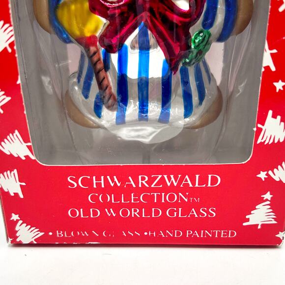 Holiday Expressions Old World Glass Ornament Magical Bear Schwarzwald Collection - Picture 3 of 5